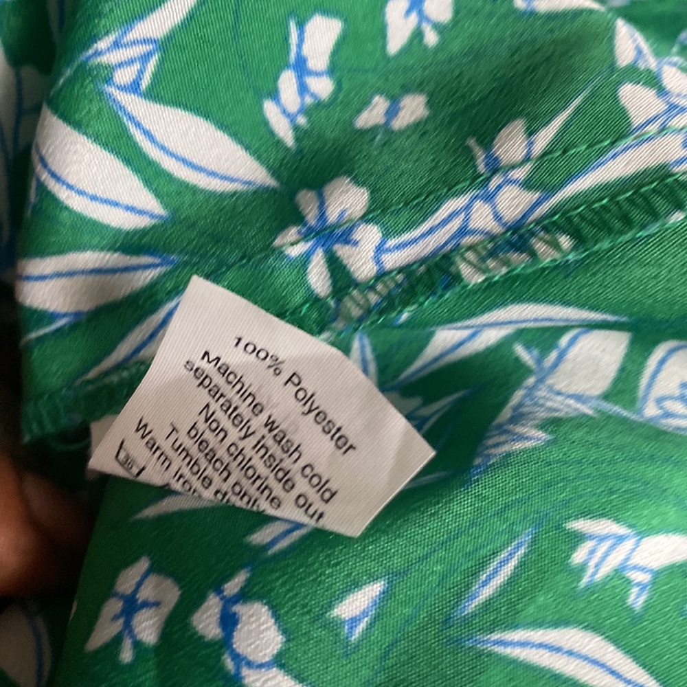 Polyester Button Down Shirt - image 6